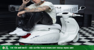 Justin Bieber X Vespa bản đặc biệt, bùng nổ cá tính